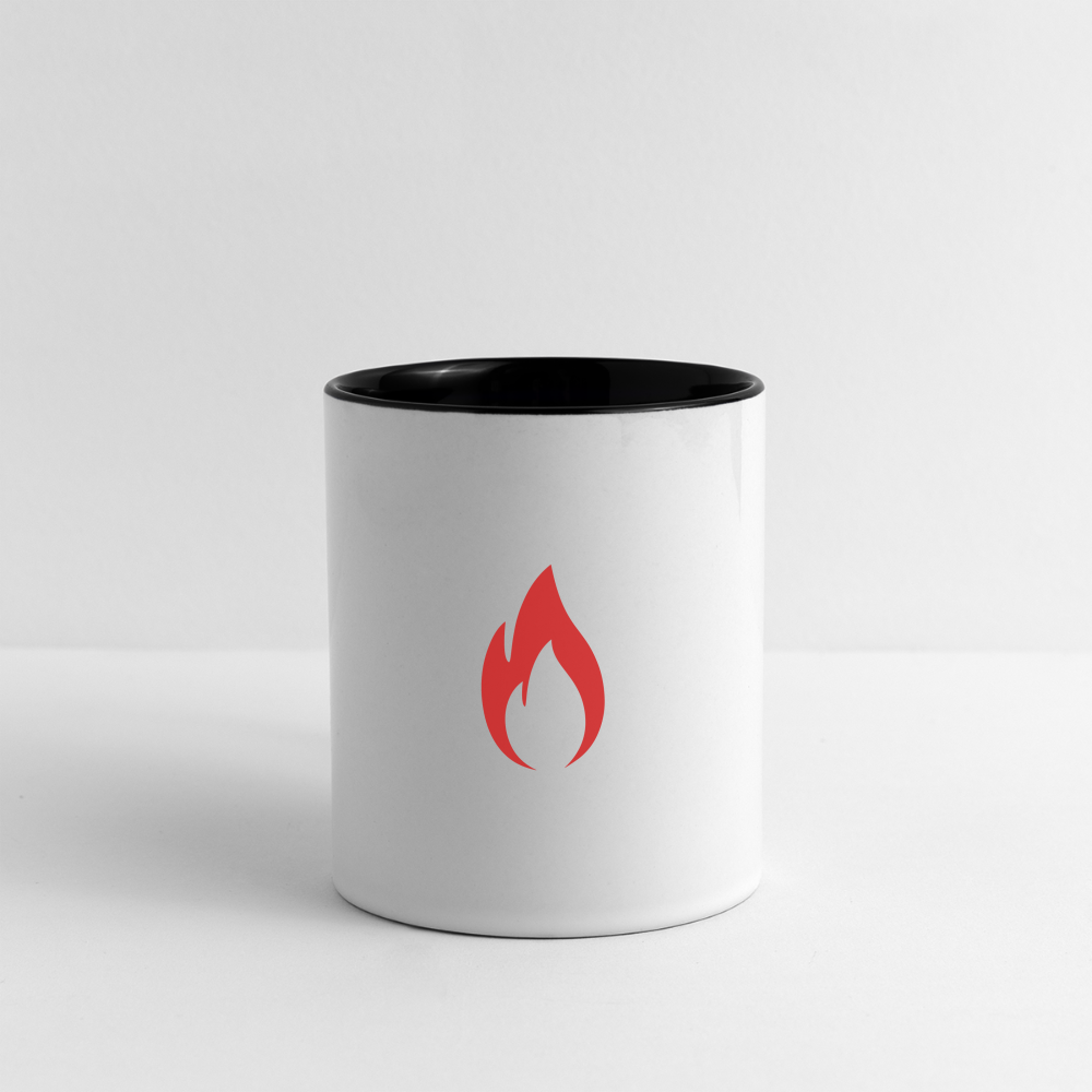 Contrast Coffee Mug - white/black