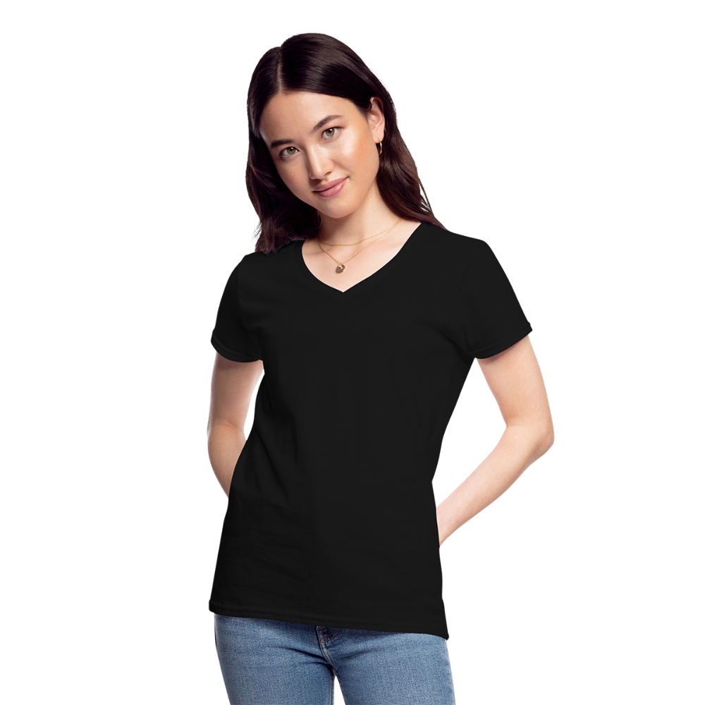 Women's V-Neck T-Shirt - black