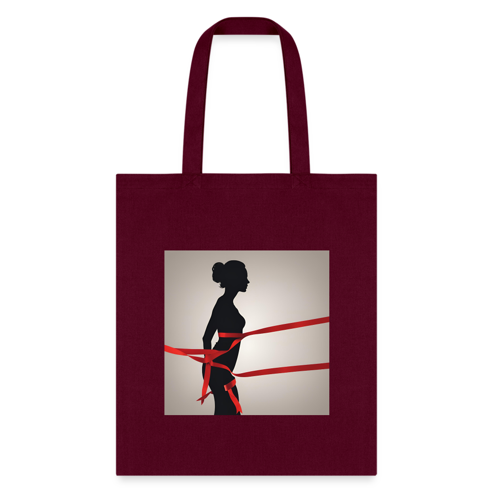 Womens Rights Tote Bag - burgundy