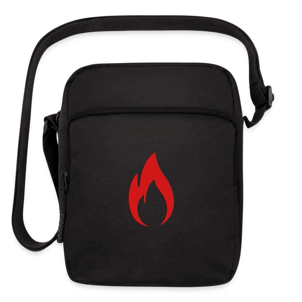 Upright Crossbody Bag - black