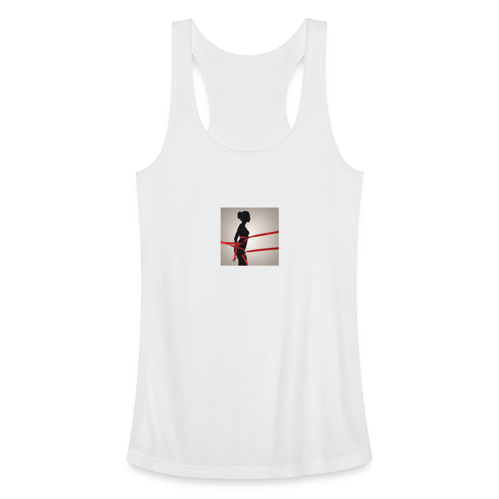 Women’s Performance Racerback Tank Top - white