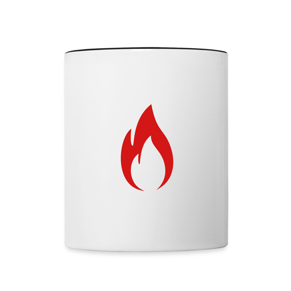 Contrast Coffee Mug - white/black