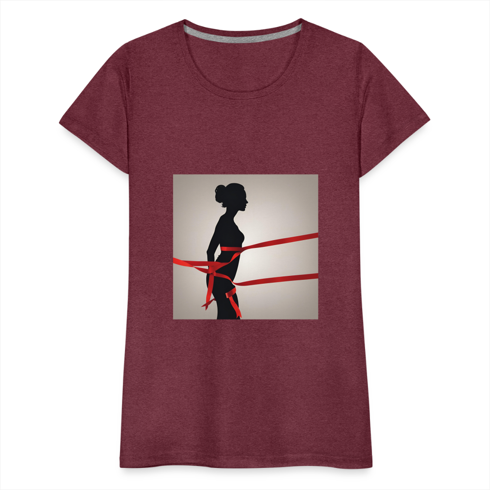 Women’s Premium T-Shirt - heather burgundy