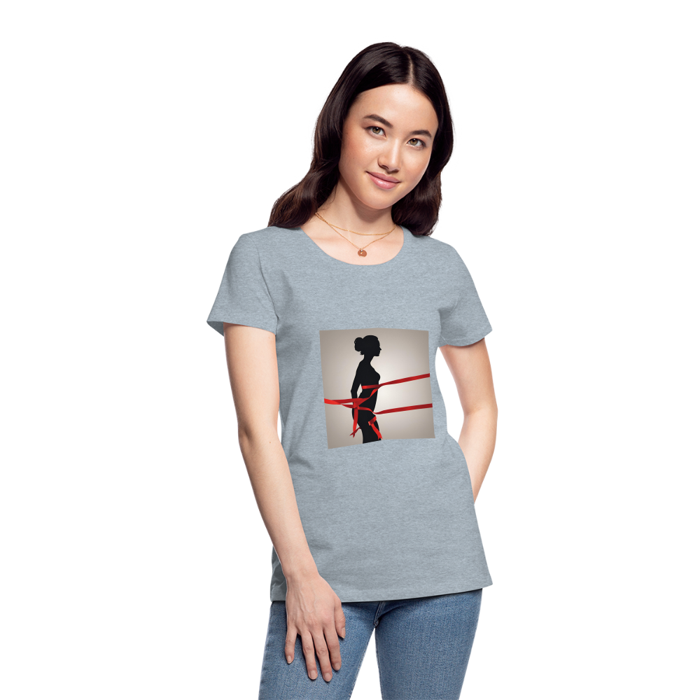 Women’s Premium T-Shirt - heather ice blue