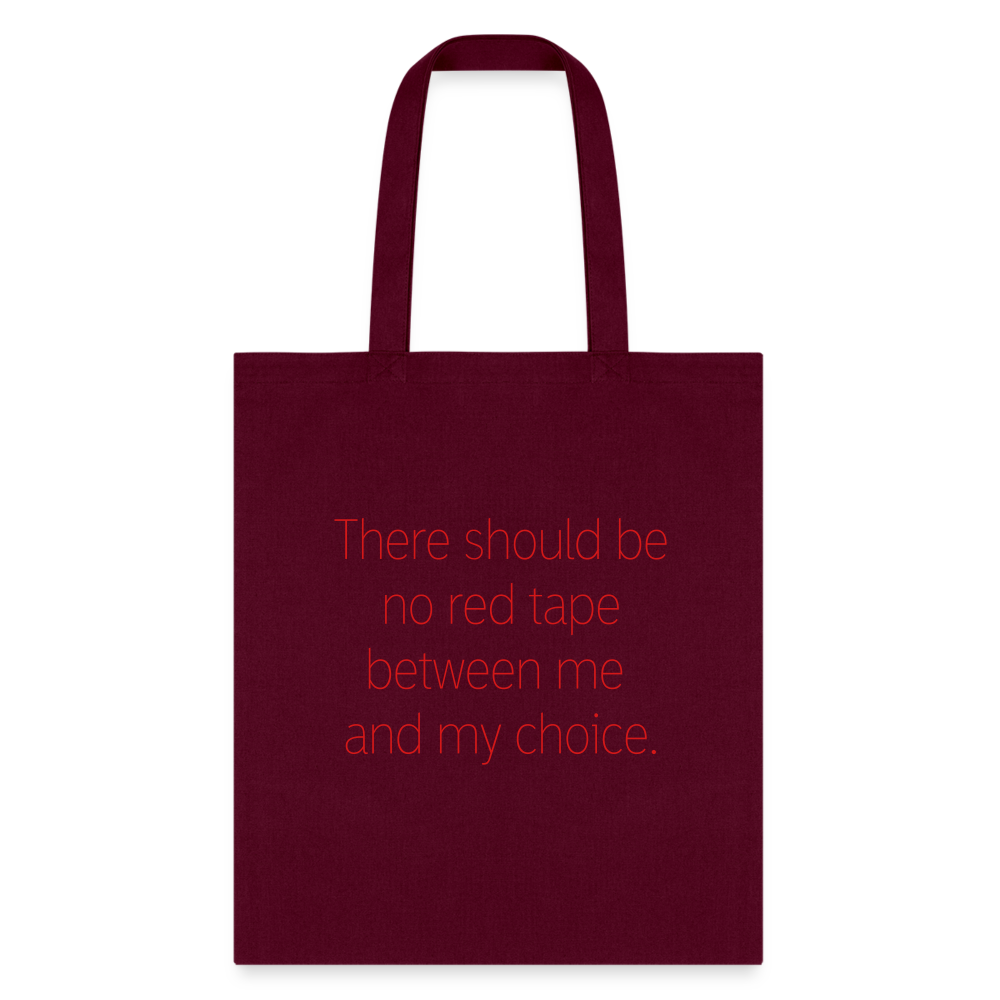 Womens Rights Tote Bag - burgundy