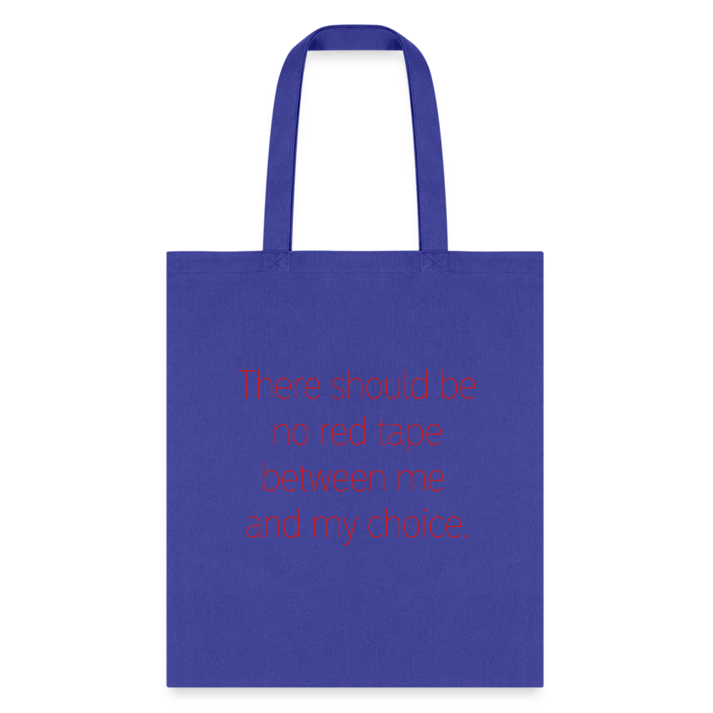 Womens Rights Tote Bag - royal blue