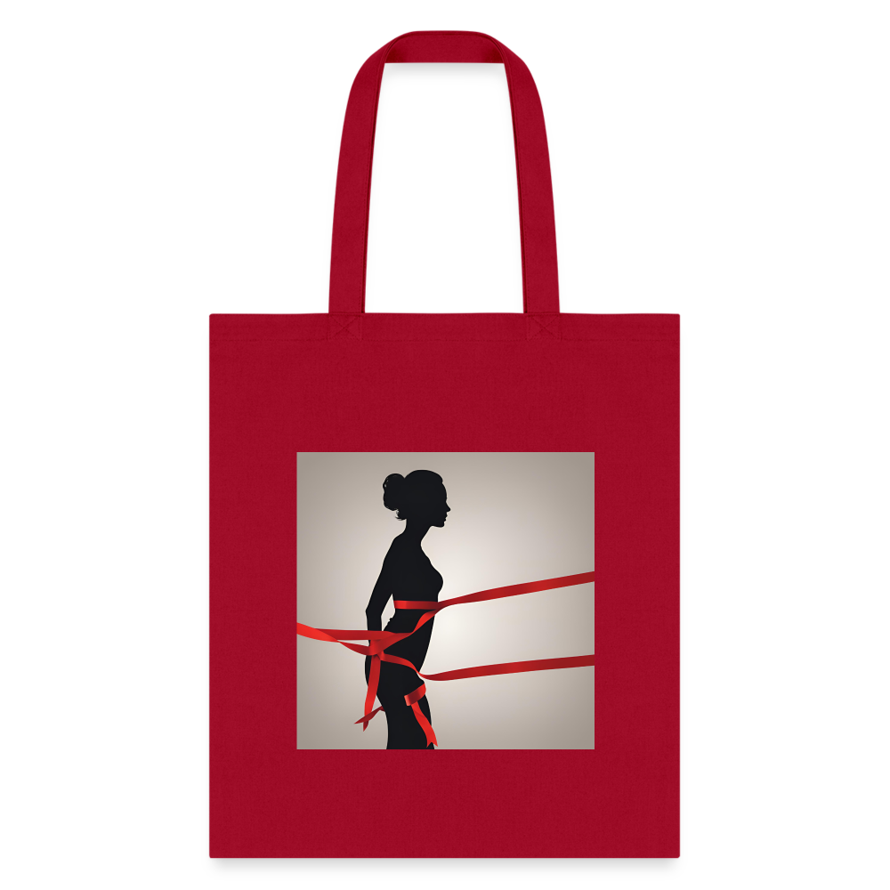 Womens Rights Tote Bag - red