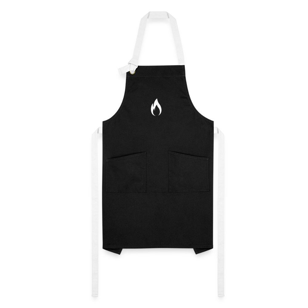 Artisan Apron - black/white