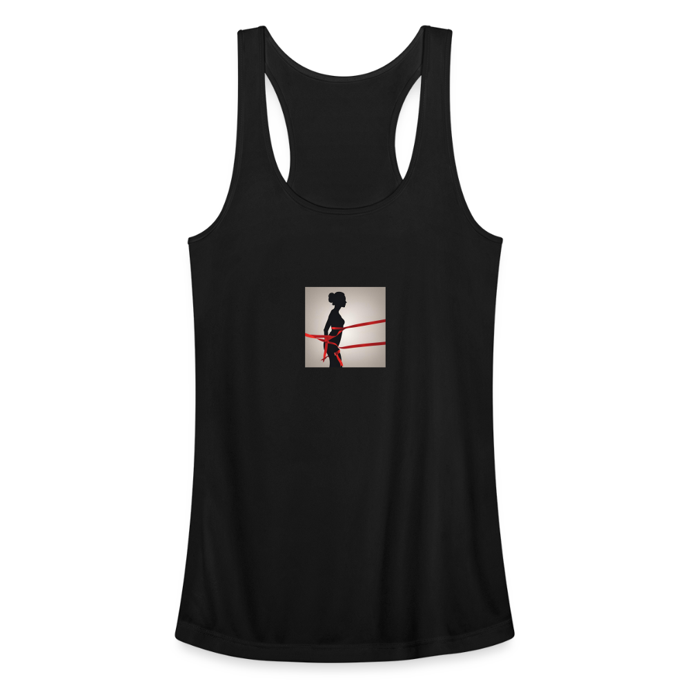 Women’s Performance Racerback Tank Top - black