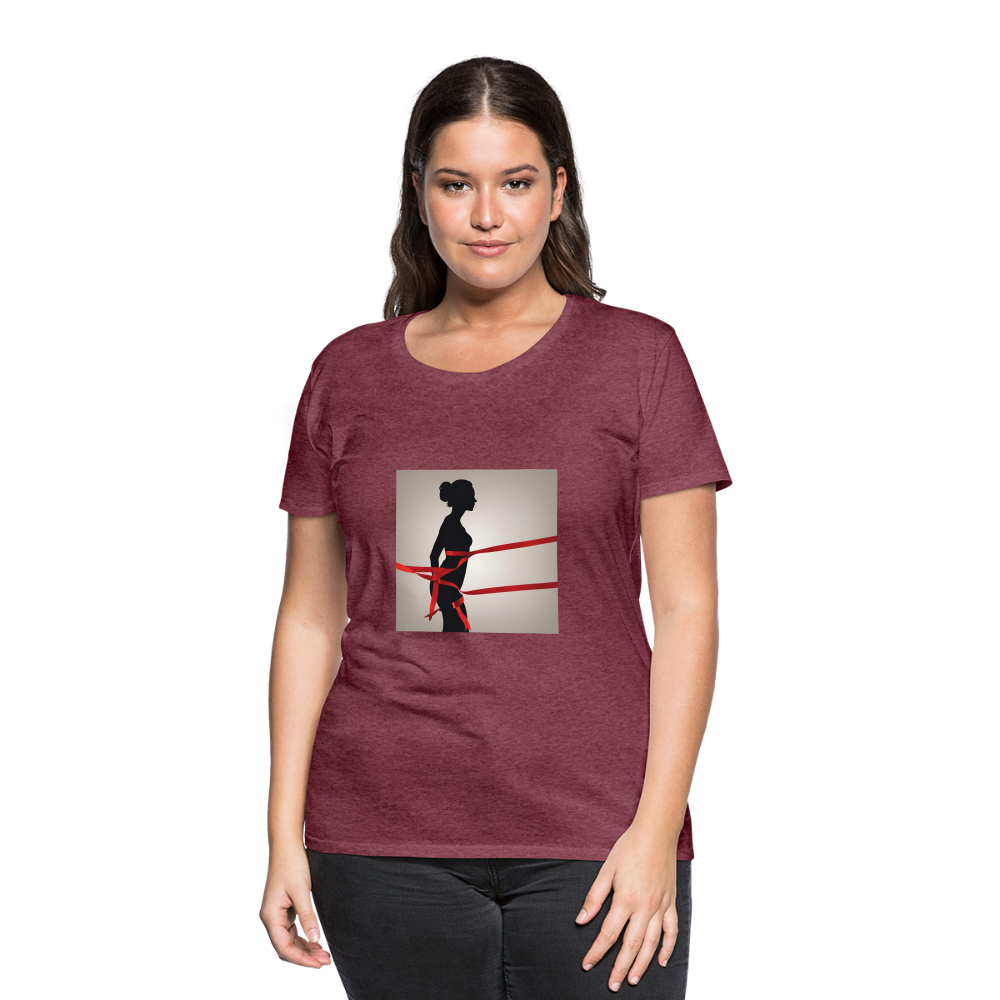 Women’s Premium T-Shirt - heather burgundy