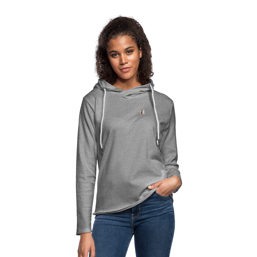 Unisex Lightweight Terry Hoodie - heather gray