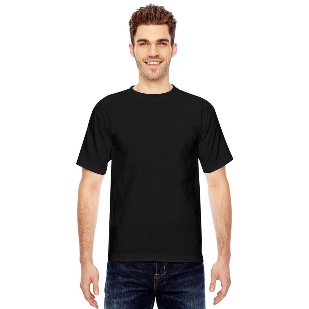 Bayside Unisex Heavyweight USA Made T-Shirt - black