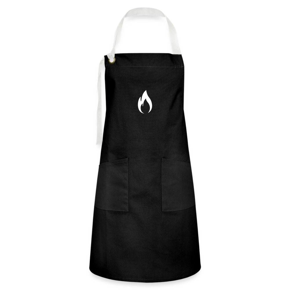 Artisan Apron - black/white