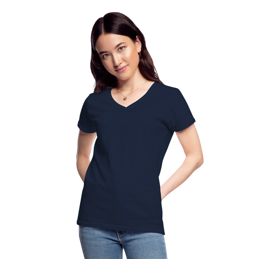 Women's V-Neck T-Shirt - navy