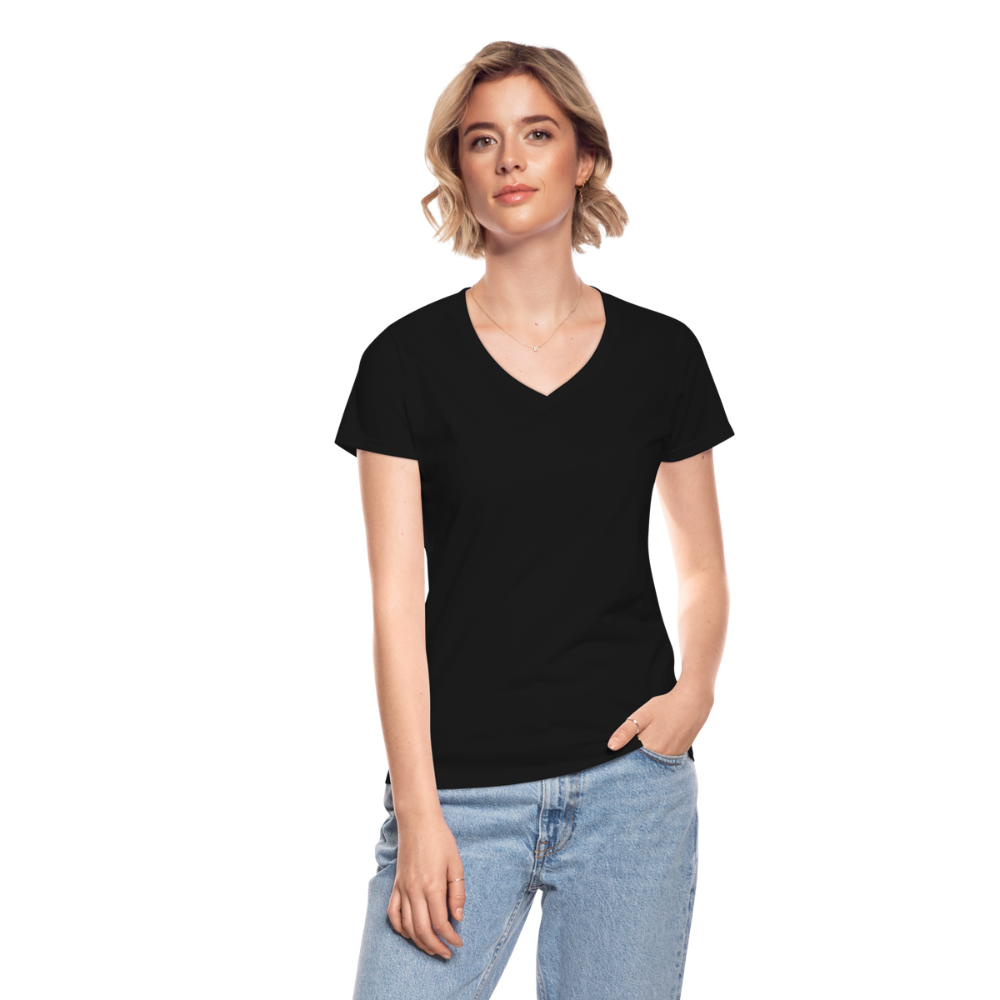 Women's V-Neck T-Shirt - black