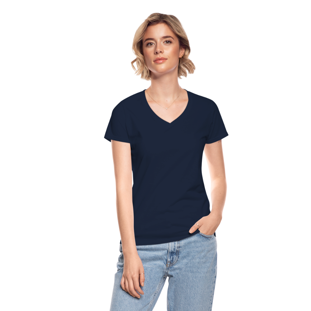 Women's V-Neck T-Shirt - navy
