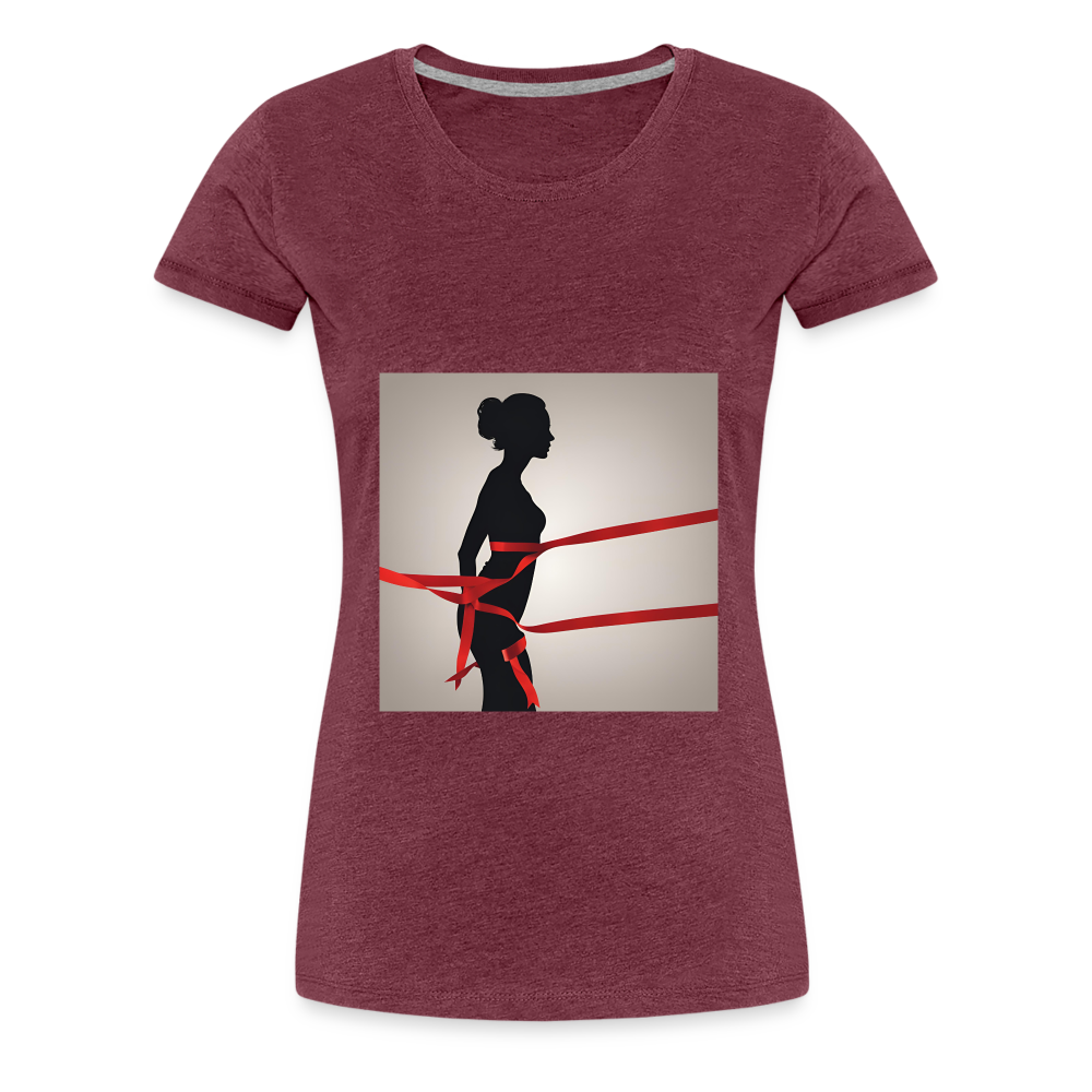 Women’s Premium T-Shirt - heather burgundy