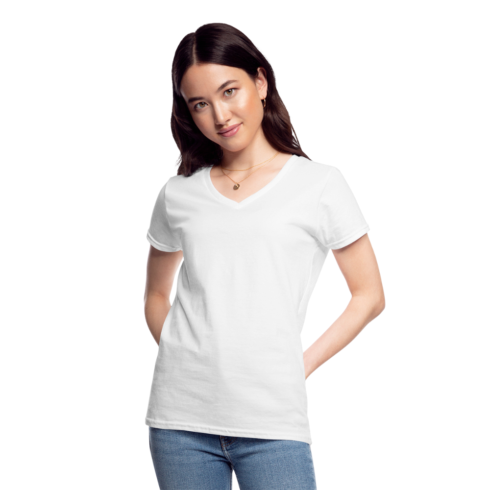 Women's V-Neck T-Shirt - white