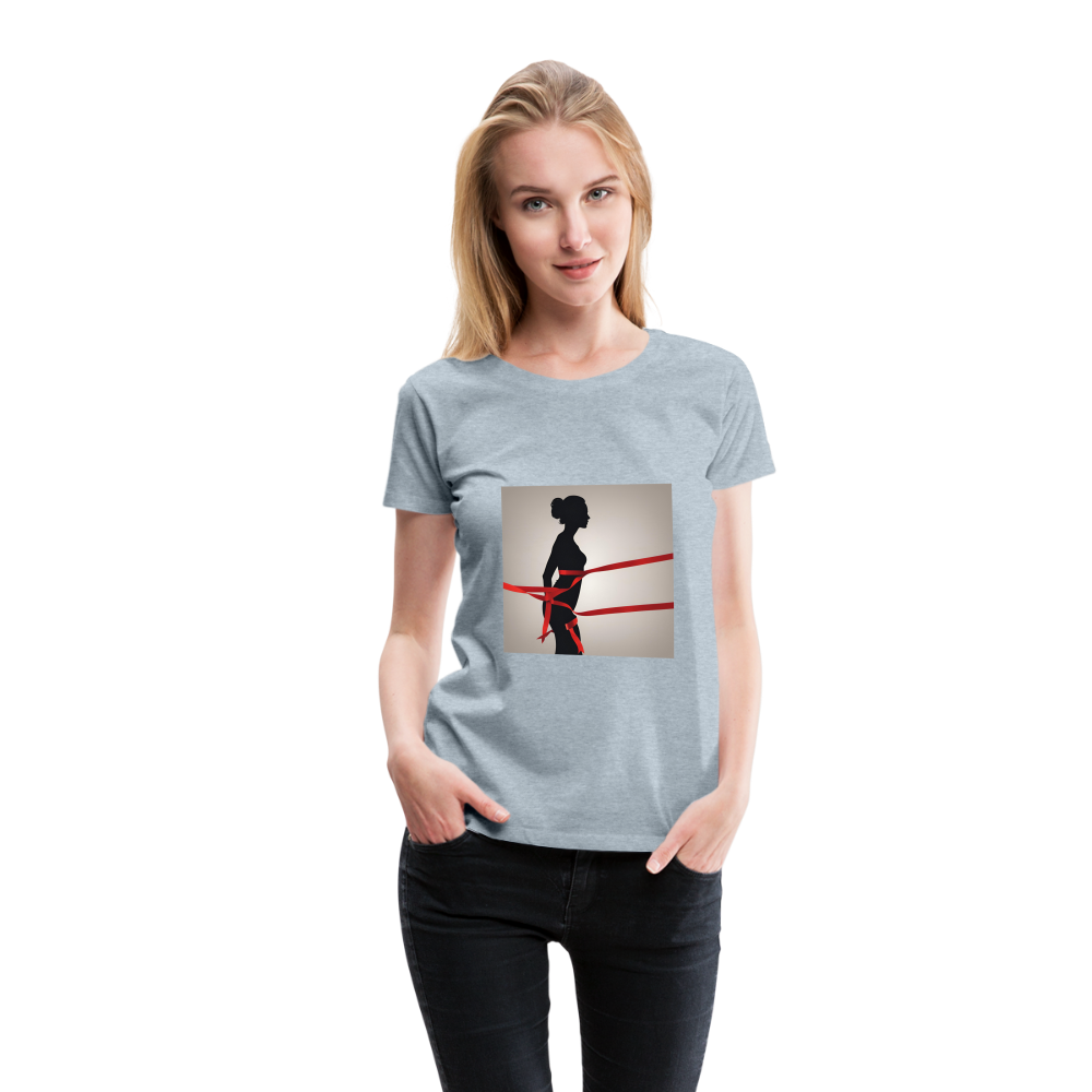 Women’s Premium T-Shirt - heather ice blue