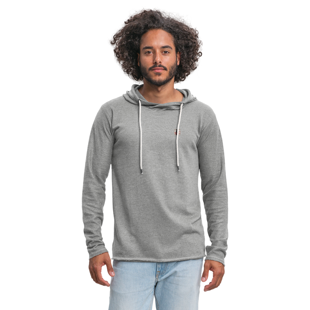 Unisex Lightweight Terry Hoodie - heather gray